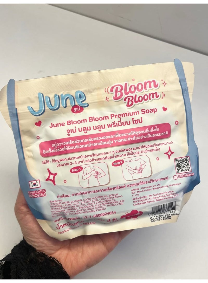 JUNE [100% Original] Korean June Bloom Bloom Premium Soap 50g - Image 3